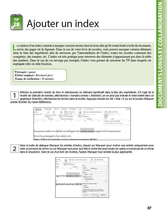 Travaux pratiques - Word