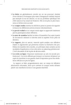 Rédiger des rapports convaincants