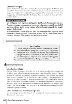 on ne badine pas avec l'amour