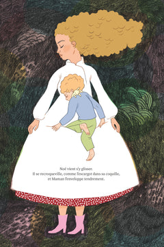 Dans le grand manteau de Maman