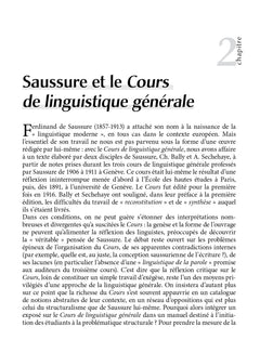 Fondamentaux - Introduction à la linguistique française