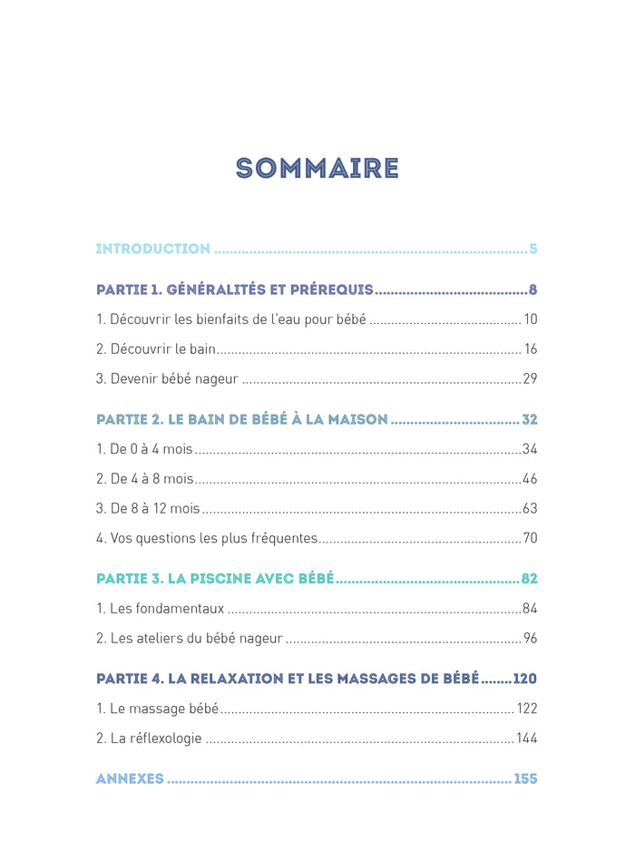 J'éveille mon bébé dans l'eau