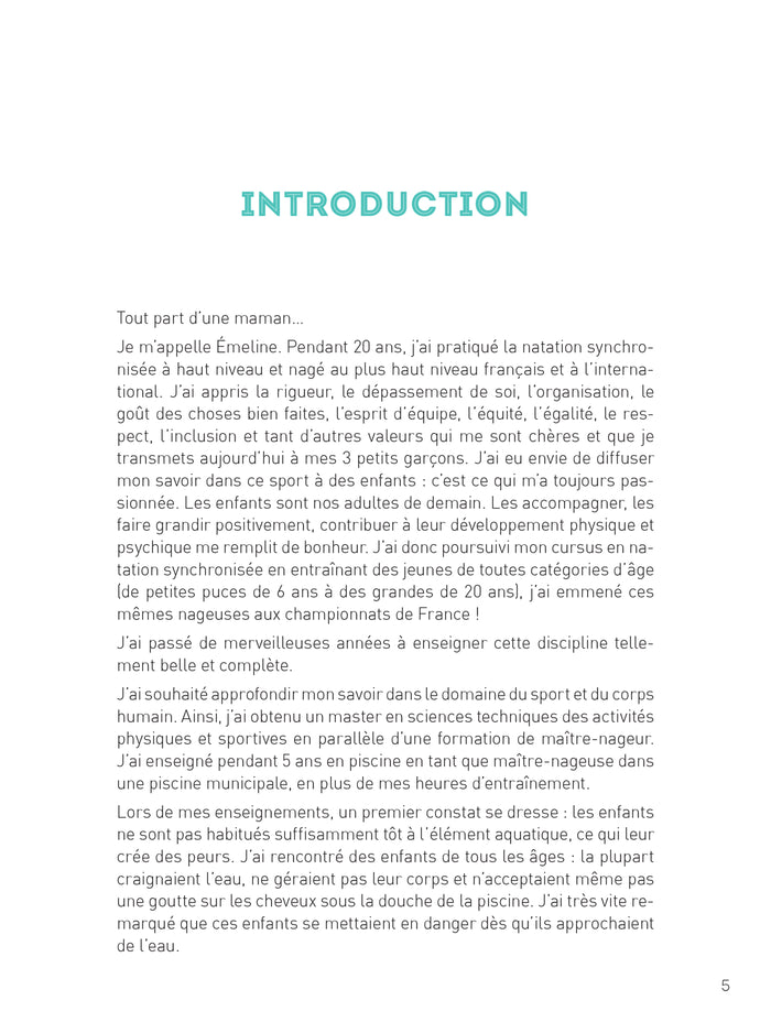 J'éveille mon bébé dans l'eau