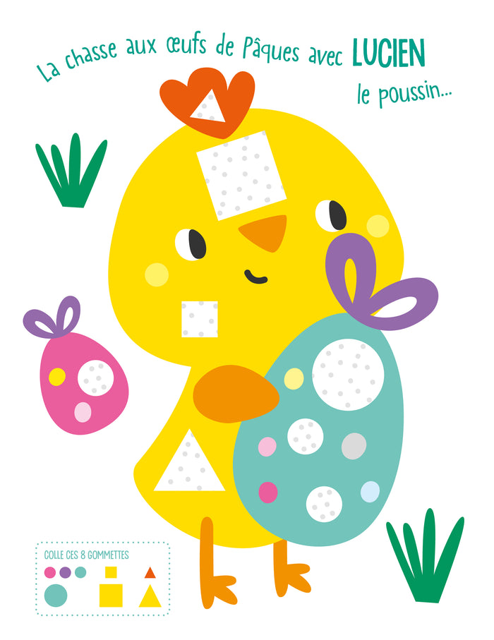 Mon cahier de gommettes Pâques