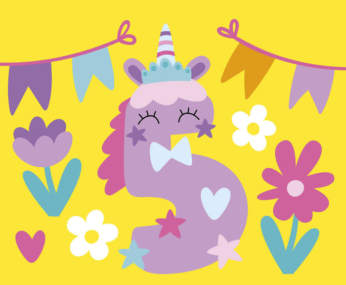 Mes jolies peintures magiques - Anniversaire de Jolie Licorne