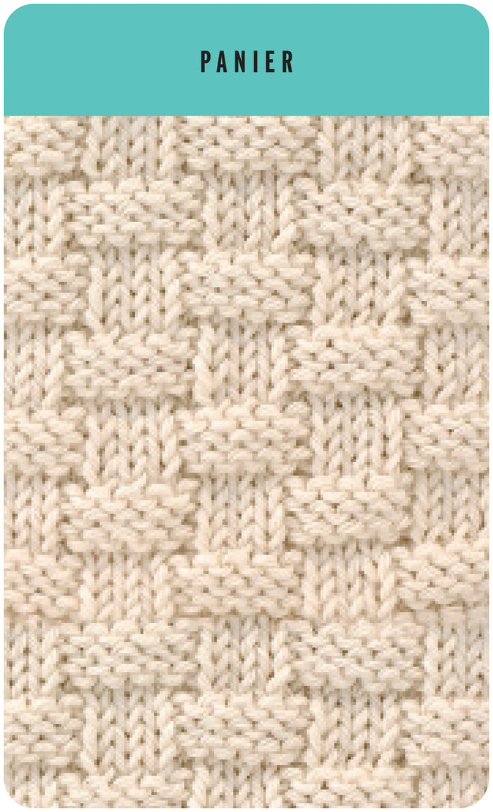 Points de tricots - 52 cartes pour apprendre les textures au tricot