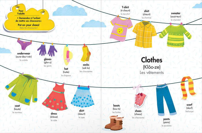 Mes premiers mots en anglais