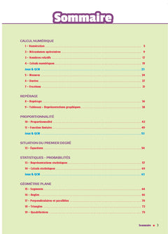 Mon cahier pour assurer en maths