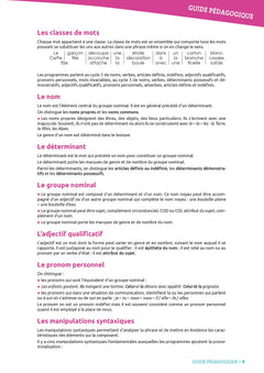 La grammaire ritualisée sur 2 jours