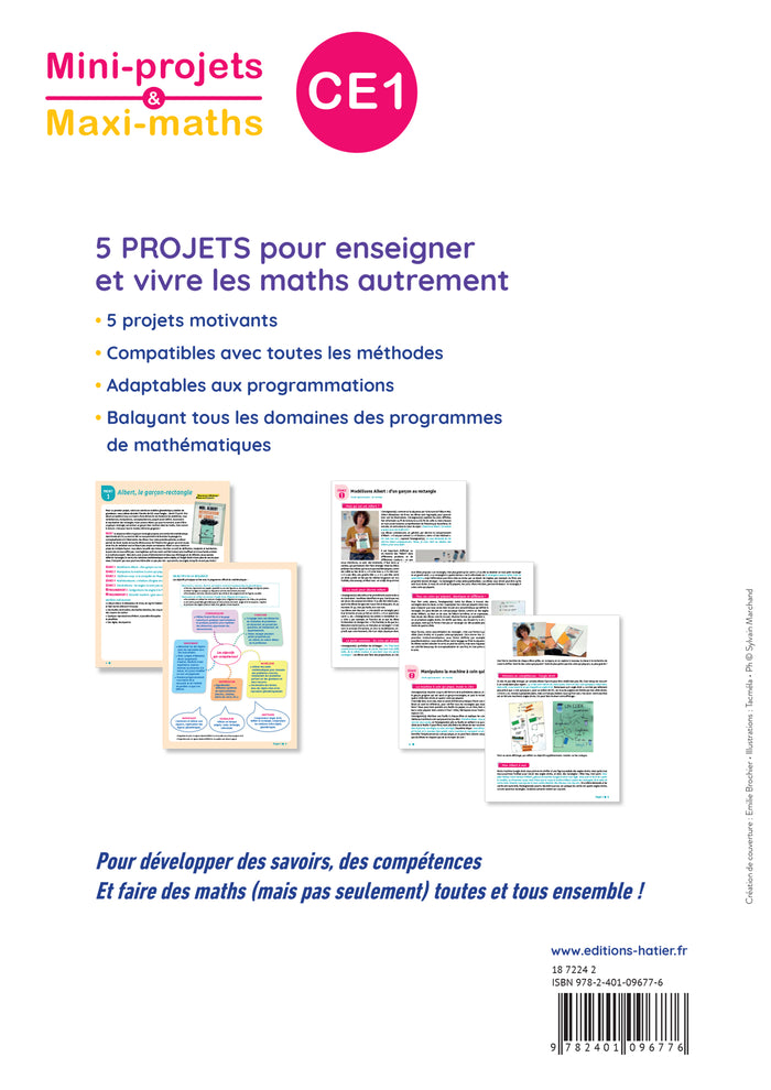 Mini-projets Maxi-maths CE1 Ed. 2023 - Guide pédagogique