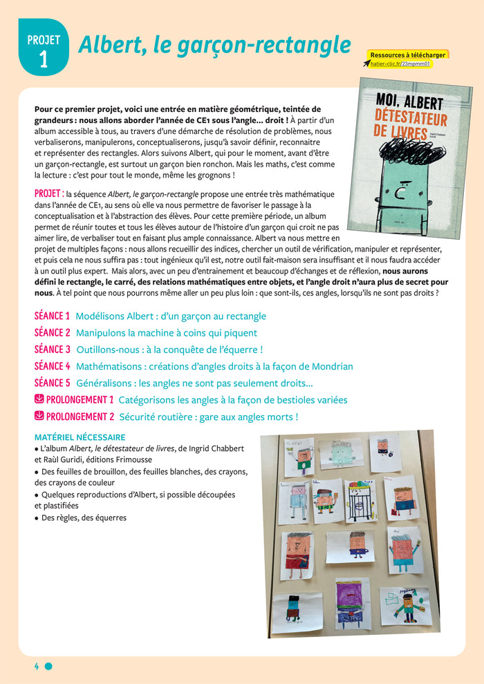 Mini-projets Maxi-maths CE1 Ed. 2023 - Guide pédagogique