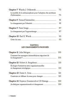 Conduite du changement : concepts-clés