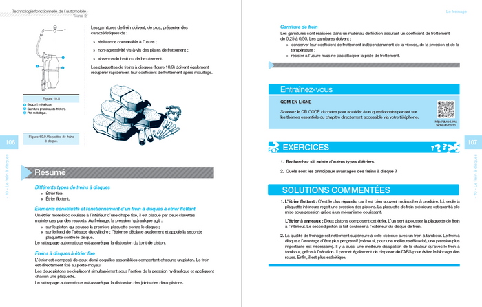 Technologie fonctionnelle de l'automobile - Tome 2