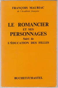 LE ROMANCIER ET SES PERSONNAGES