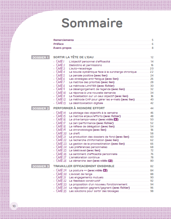 La boîte à outils de l'Efficacité professionnelle - 2e éd.