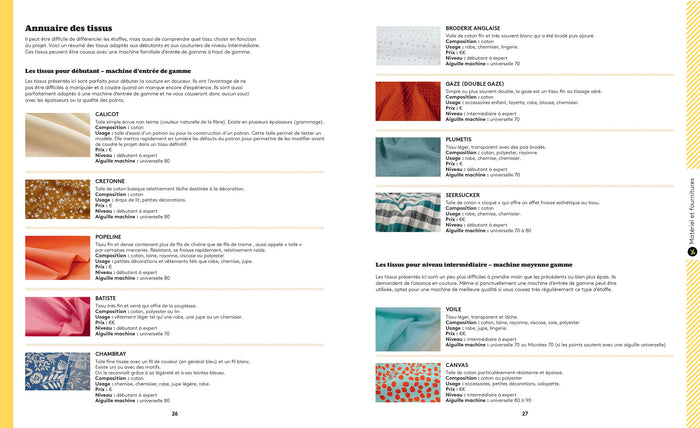 La bible de la couture pour débutant