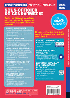 Réussite Concours - Sous-officier de gendarmerie - 2024-2025