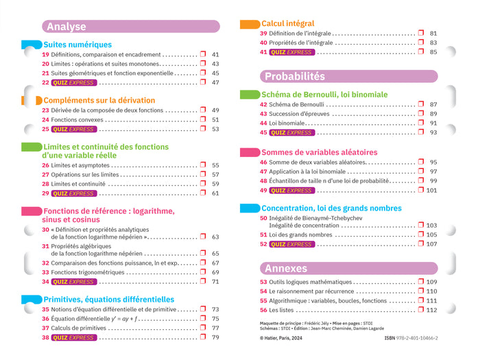 Fiches bac - Maths Tle (spécialité) - Bac 2025