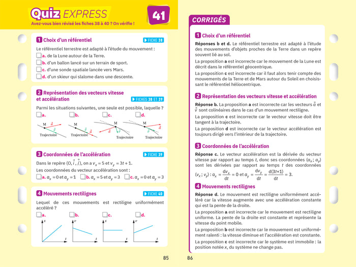 Fiches bac - Physique-Chimie Tle (spécialité) - Bac 2025