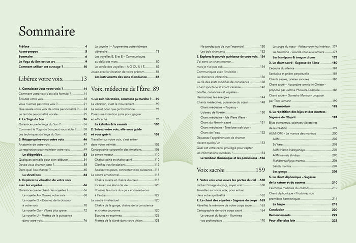 Yoga du son : Voix de l'âme, voie du coeur