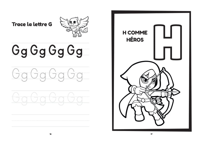 Abécédaire fantastique, une aventure à colorier