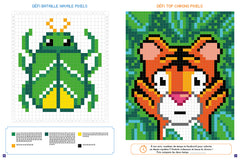 Défis jeux - Coloriages mystères pixels