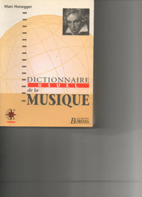 DICT USUEL DE LA MUSIQUE (Ancienne Edition)
