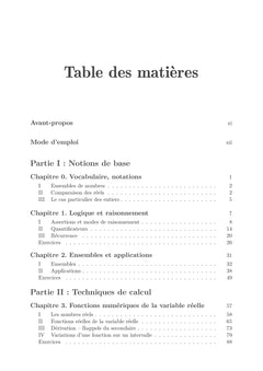 Maths PCSI