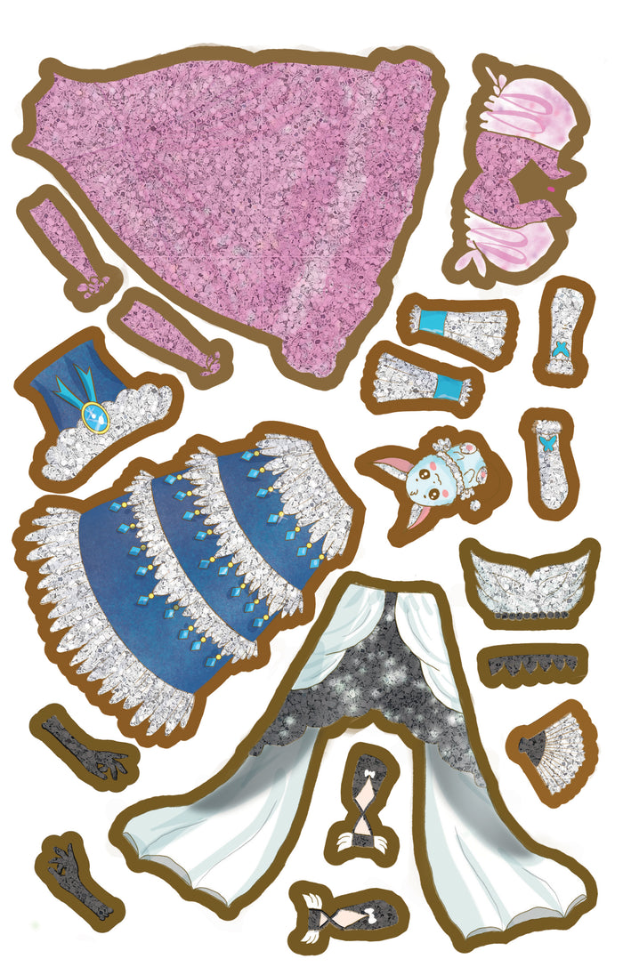 Princesses mangas - Bloc spirale