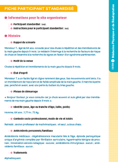 ECOS Médecine physique et de réadaptation