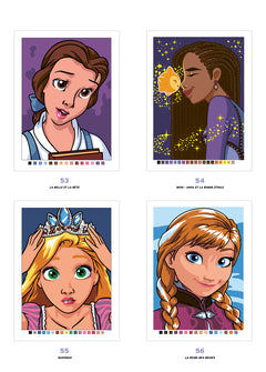 Coloriages mystères Disney - Best of Héroïnes