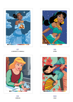 Coloriages mystères Disney - Best of Héroïnes