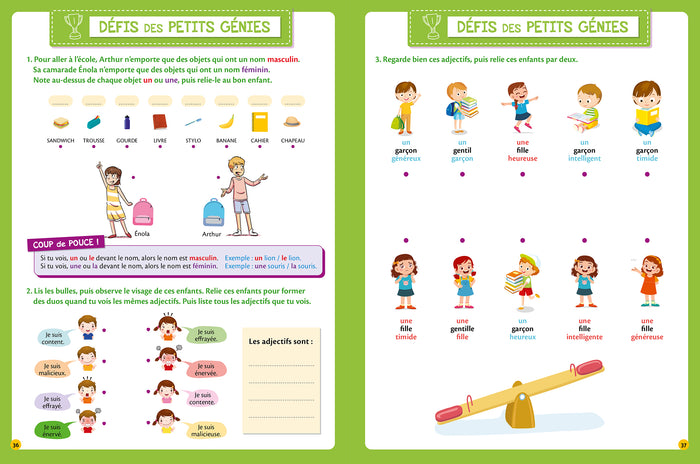 Le francais des petits genies : Tout le CP