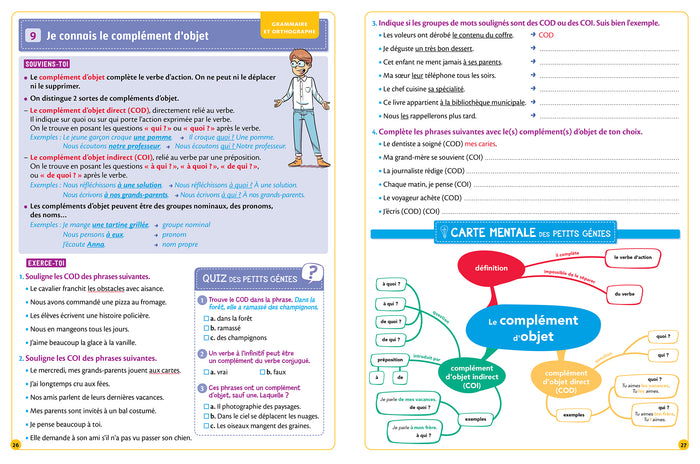 Le français des petits génies : Tout le CM1