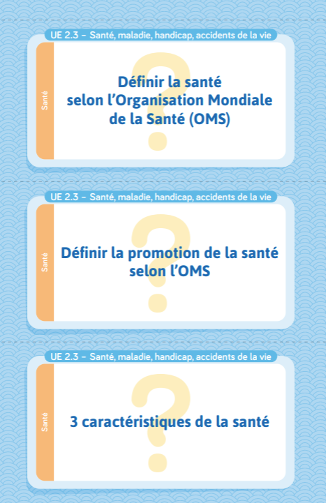 Flashcards IFSI.  Toute l'UE 2 et l'UE 4 du semestre 2