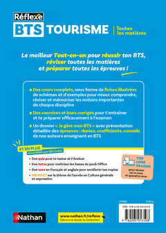 Toutes les matières BTS Tourisme - Réflexe