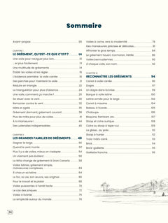 Des gréements et des voiles