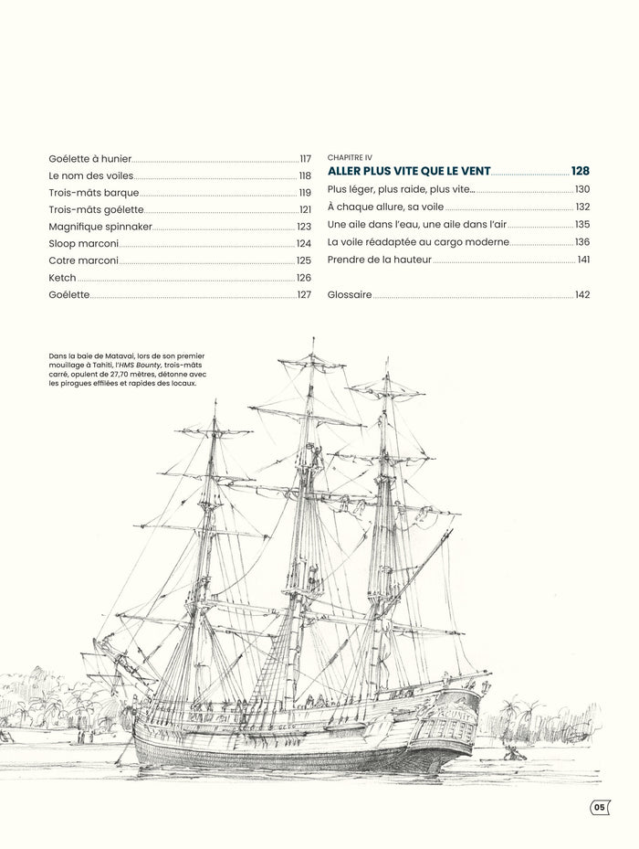 Des gréements et des voiles