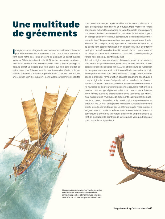 Des gréements et des voiles
