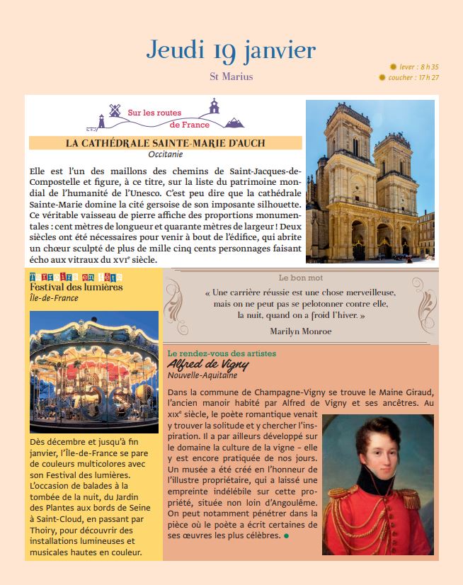 L'almanach des régions 2023