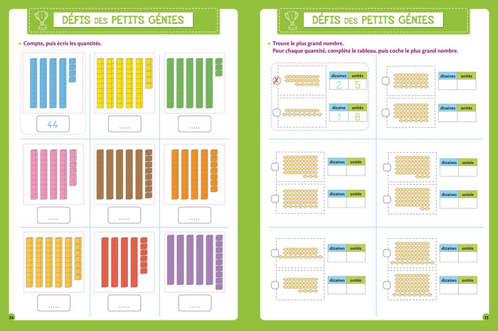 Les maths des petits génies : Tout le CP