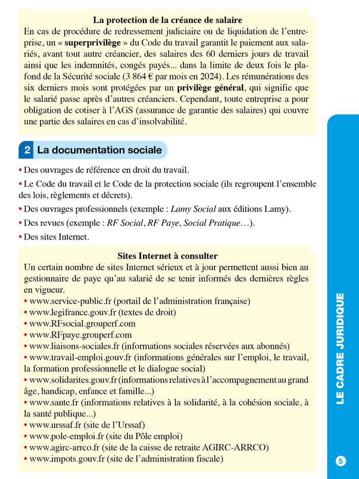 Top'Actuel La paye 2024-2025