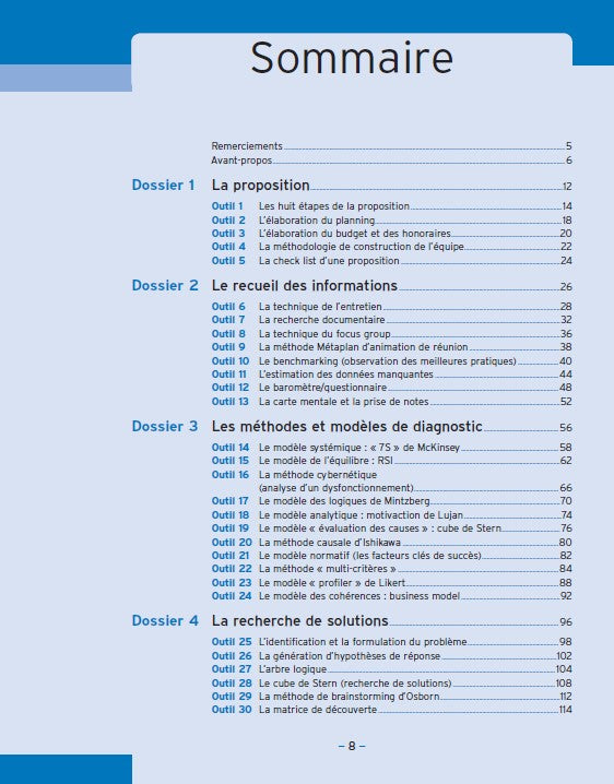 La boîte à outils du Consultant