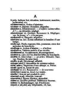 Dictionnaire Larousse Micro