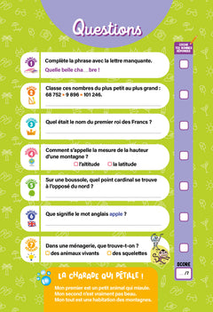 Questions pour réviser - Du CM1 au CM2