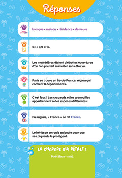 Questions pour réviser - Du CM1 au CM2