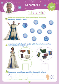 Disney - Wish - De la Moyenne à la Grande Section - Cahier de vacances 2025