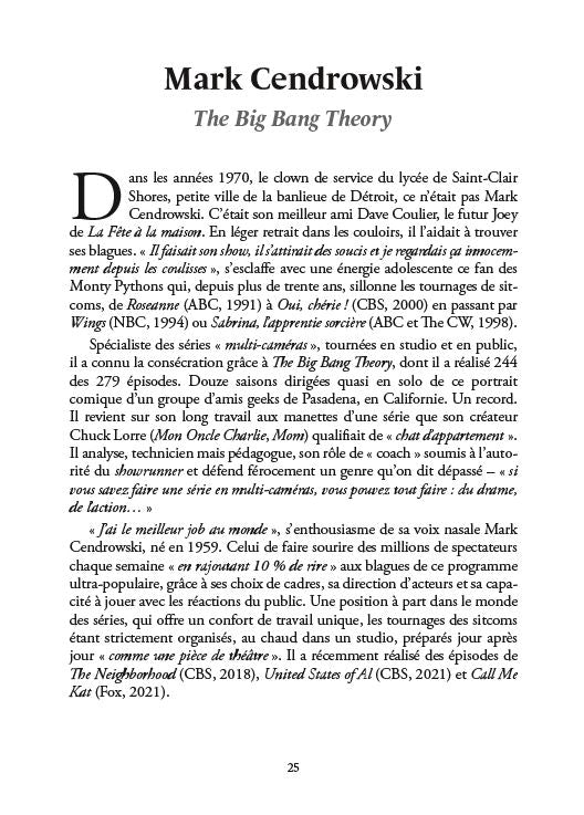 Réaliser une série