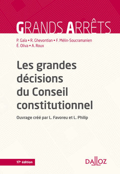 Les grandes décisions du Conseil constitutionnel