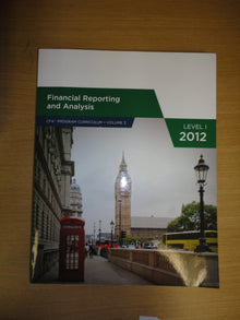 Financial Reporting and Analysis CFA Program (Volume 3)